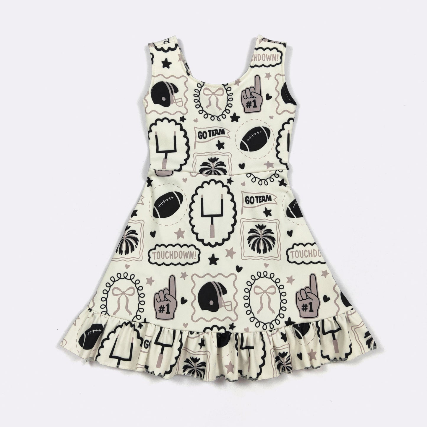 Black Go Team Athletic Dress
