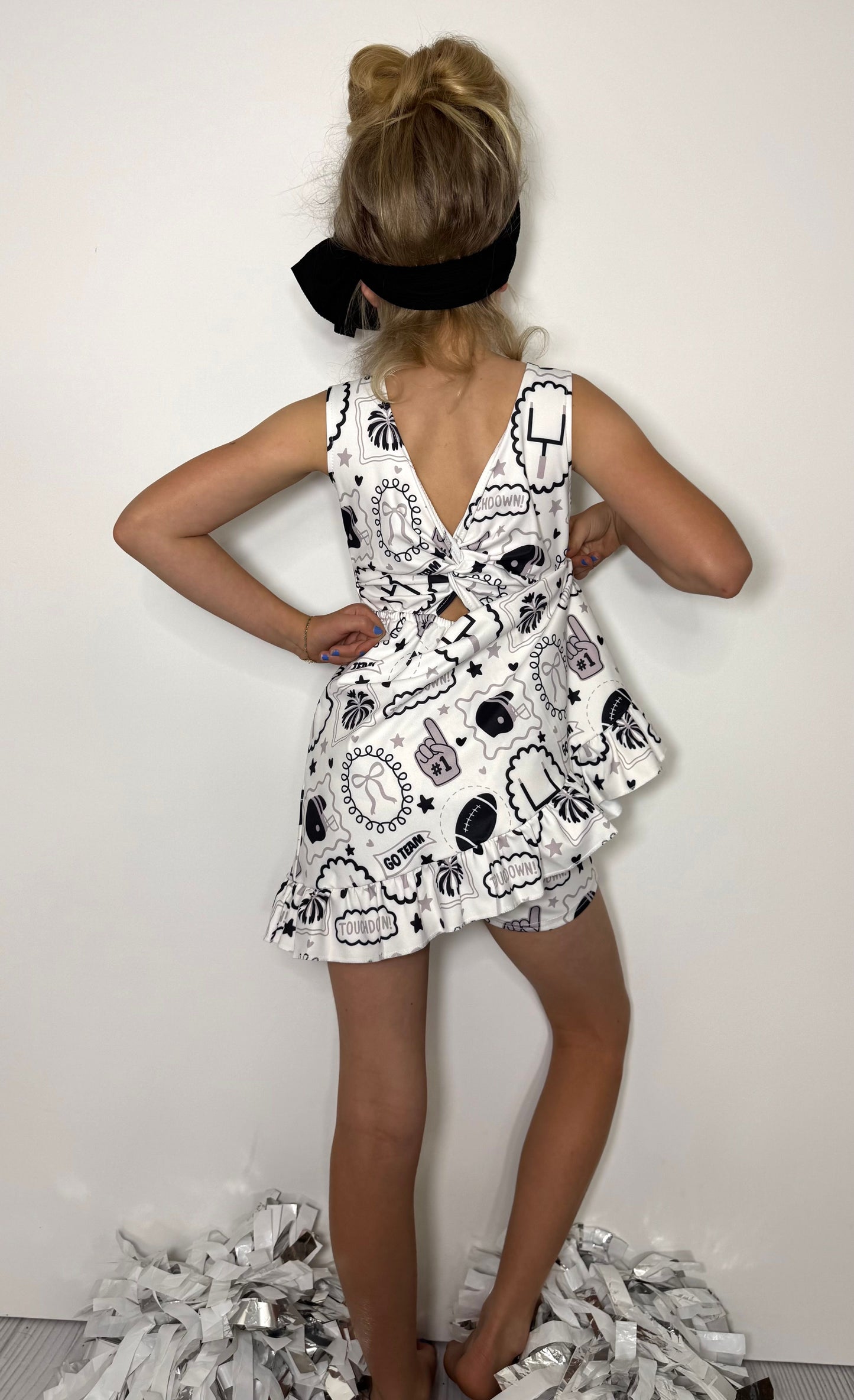 Black Go Team Athletic Dress