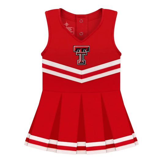 Texas Tech Red Cheer Bodysuit Dress