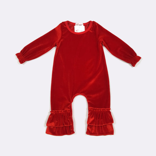 Red Velvet Romper