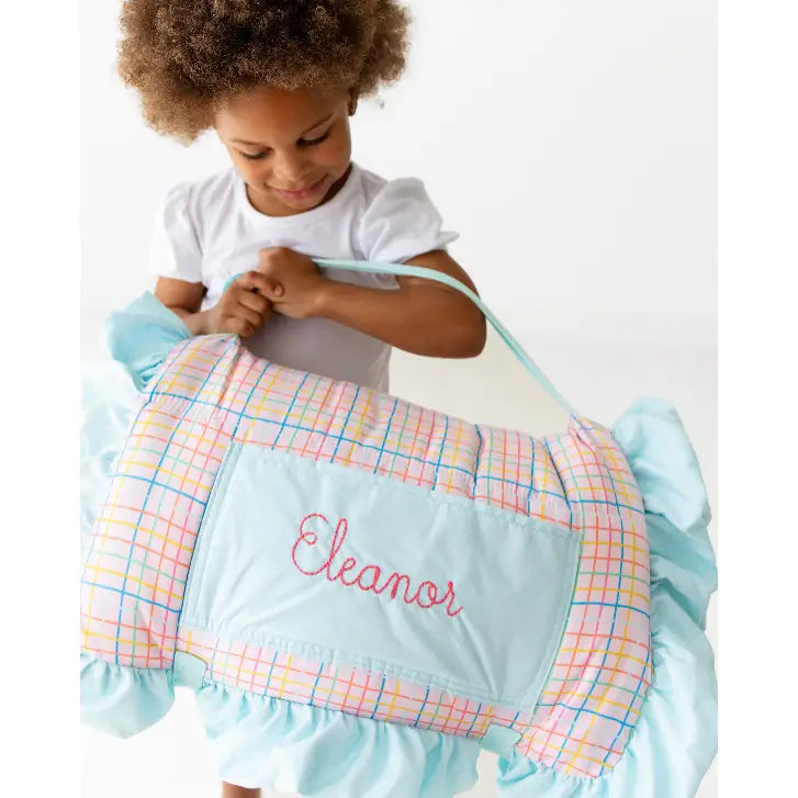 Nap Mat - Pink Plaid