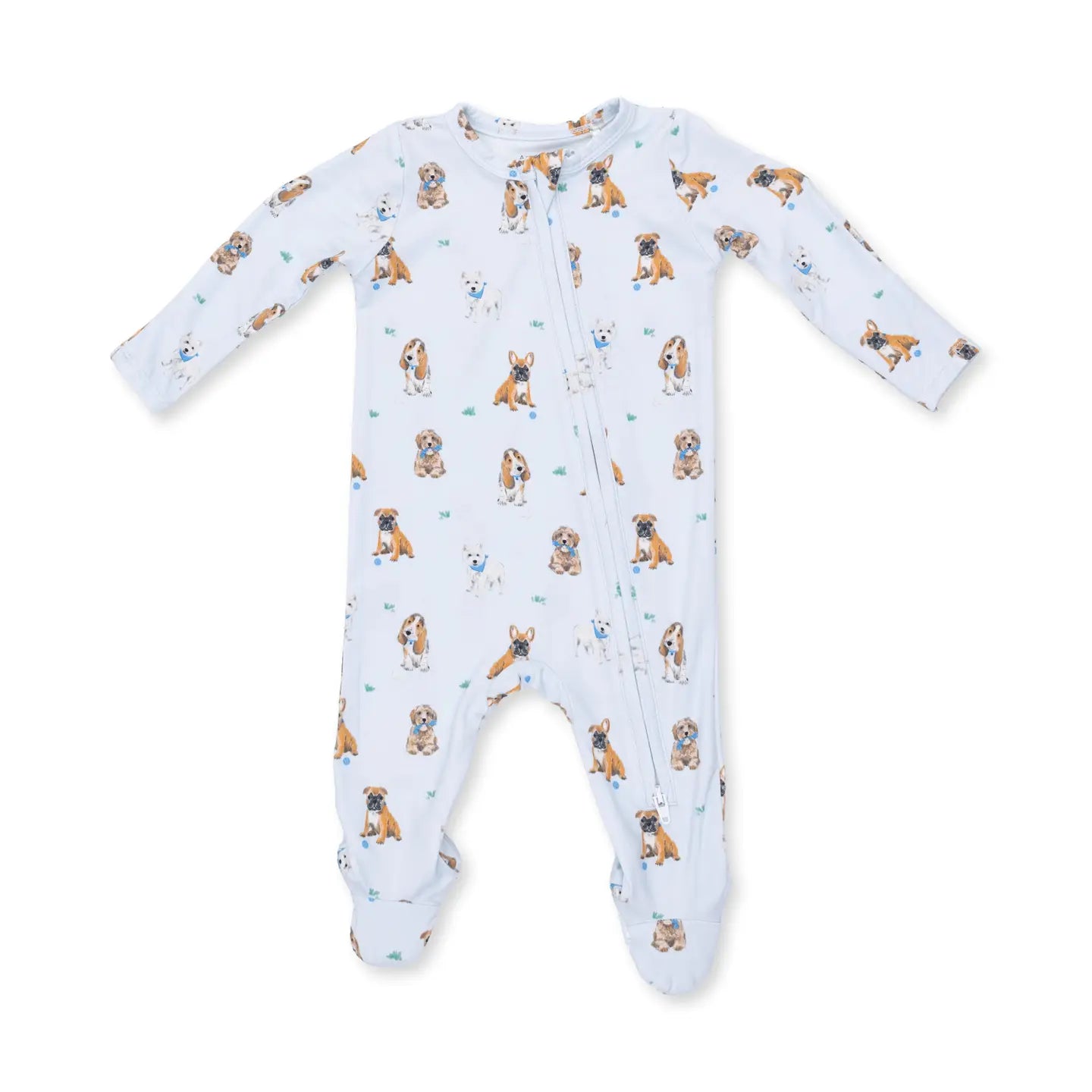 Bestie Dogs Zipper Footie