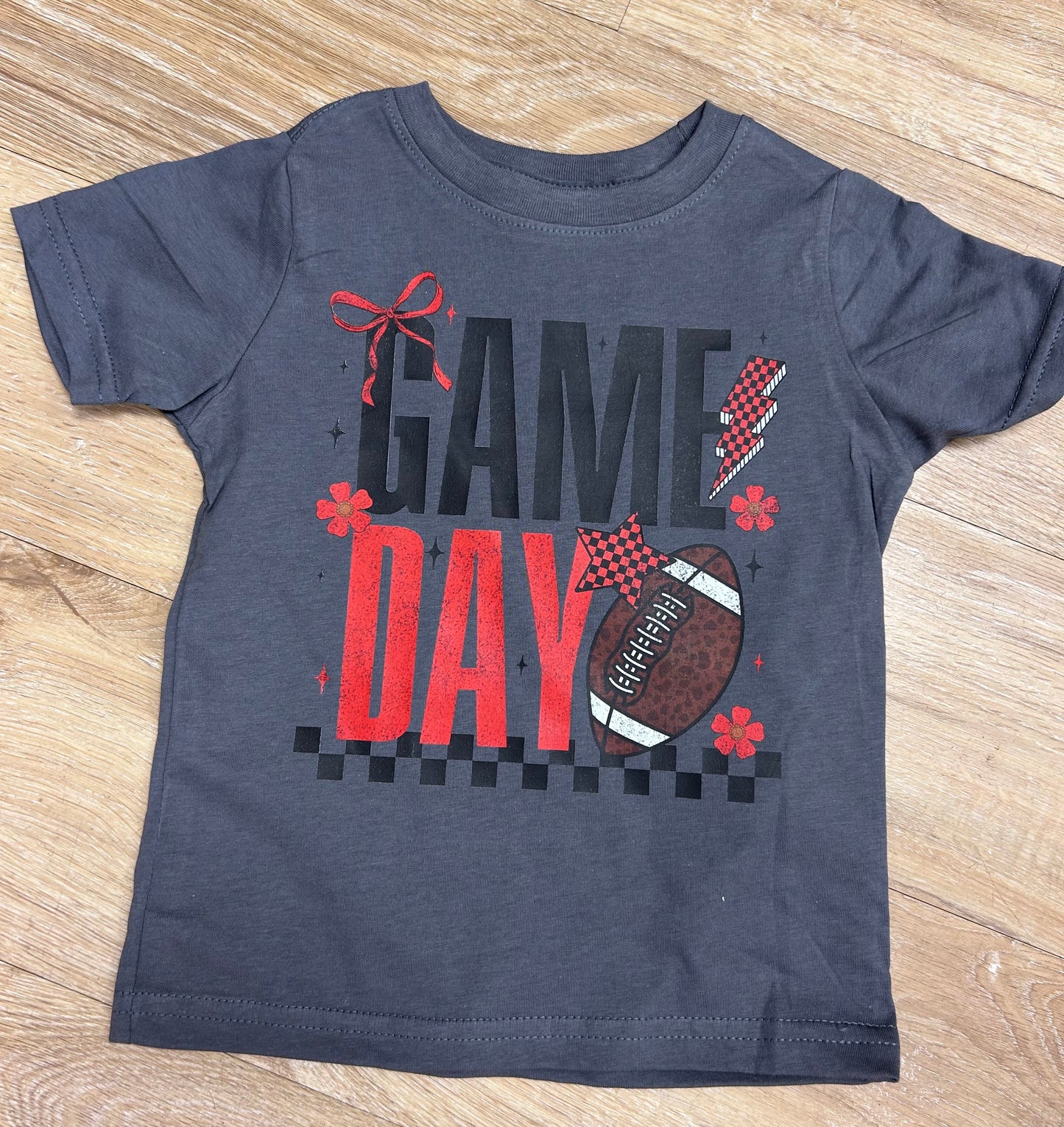 Game Day Tee (Me Size) Dark Gray Tee