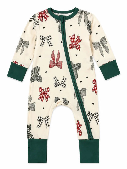 Christmas Bows Romper