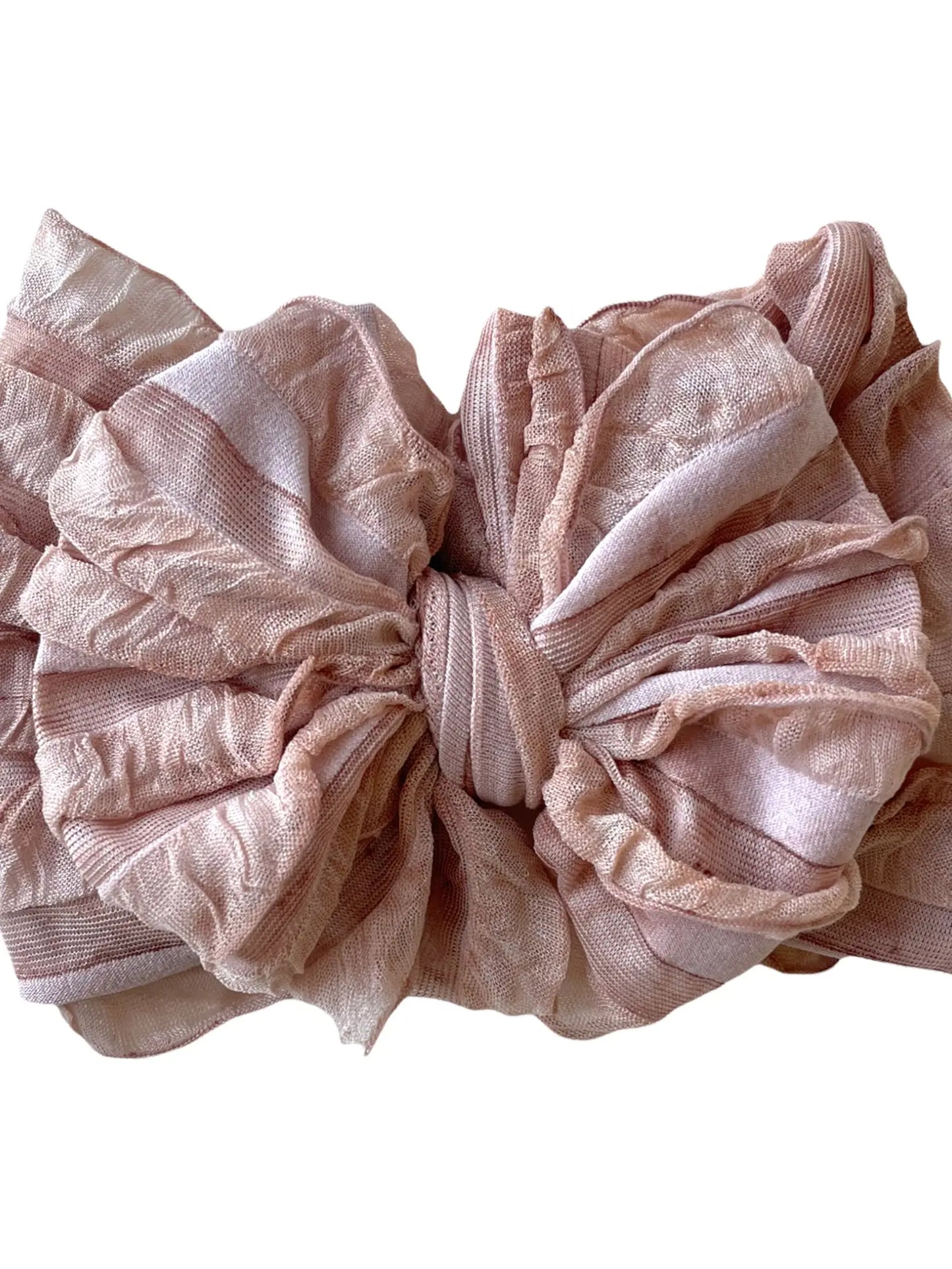 Ruffled Headband - brûlée tie dye