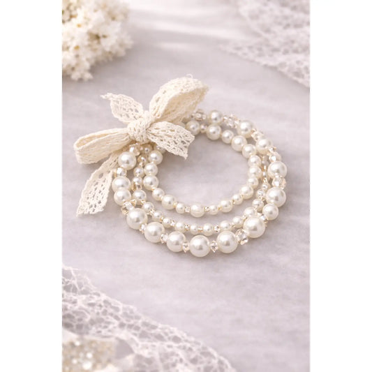 Multi Strand Pearl Bracelet (3)
