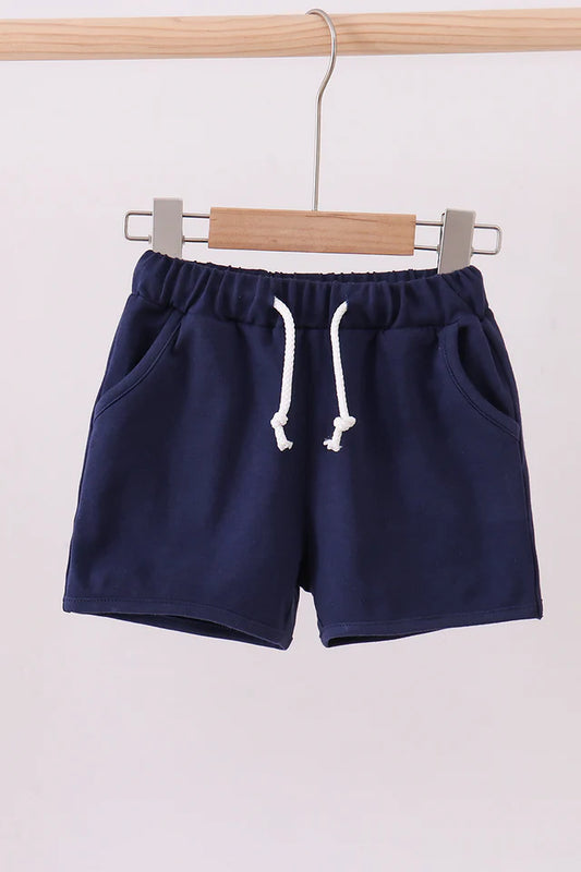 Navy Drawstring Shorts