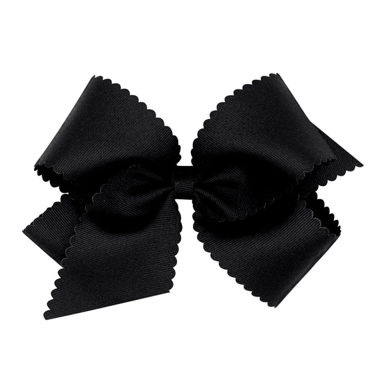 King Scallop Bow - Black