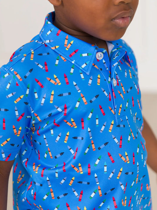 Tiny Crayons Performance Polo