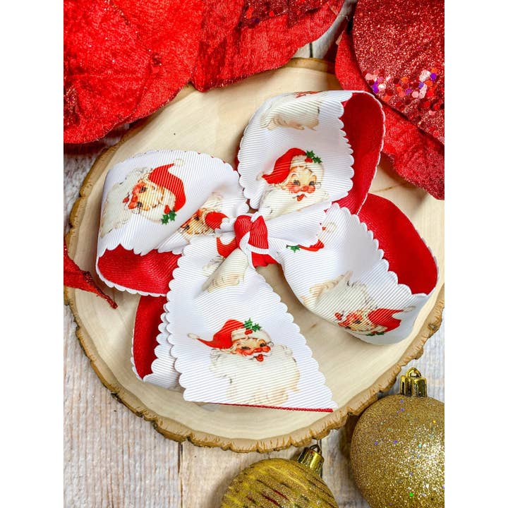 Santa Hair Bow