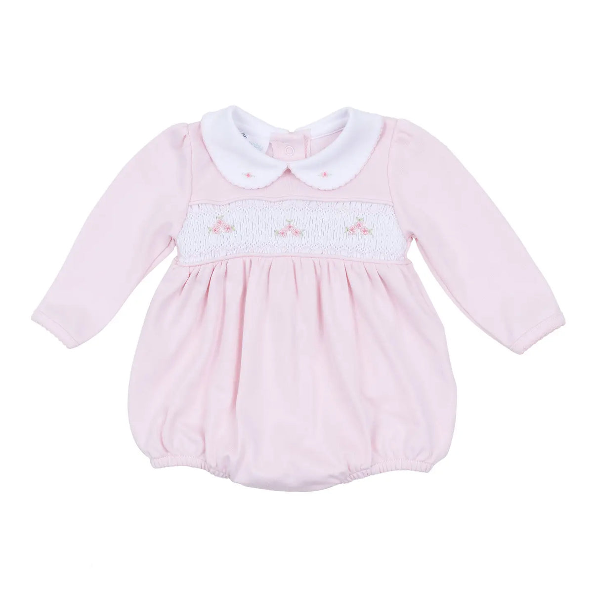 Smocked Pink Bubble