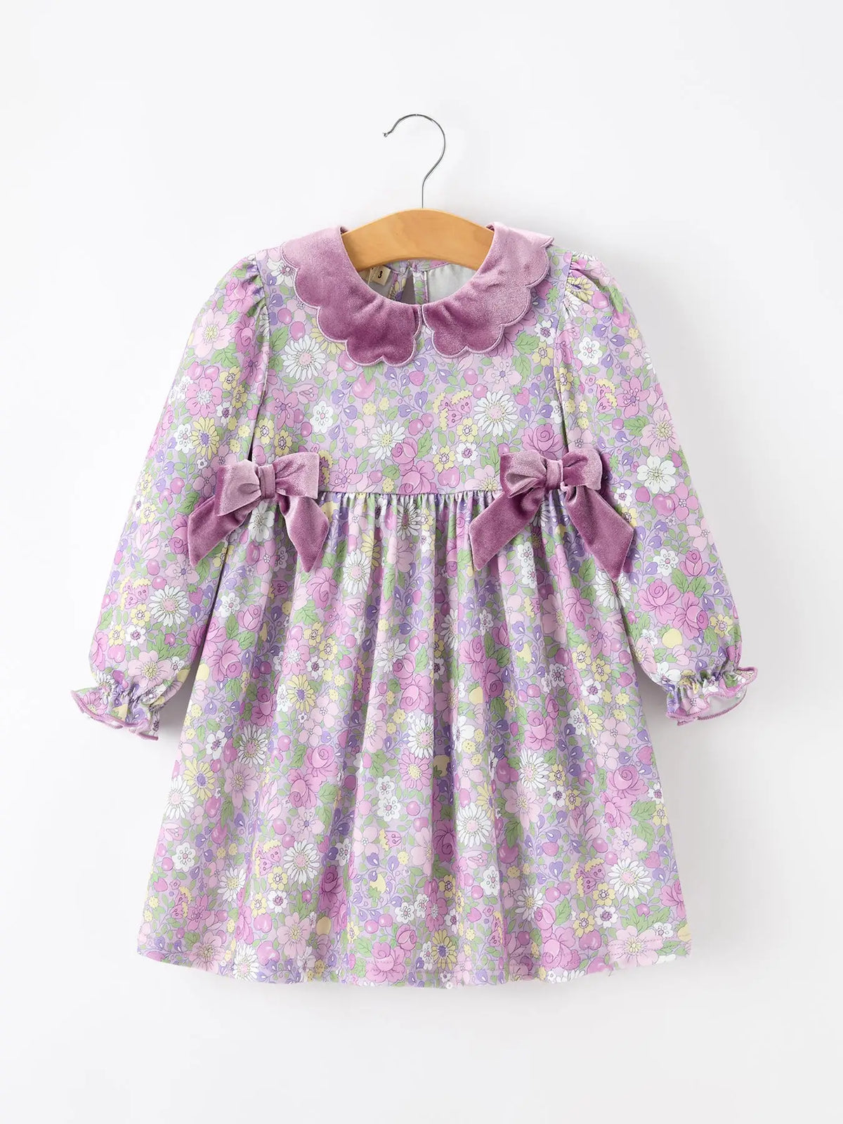 Purple Floral Dress