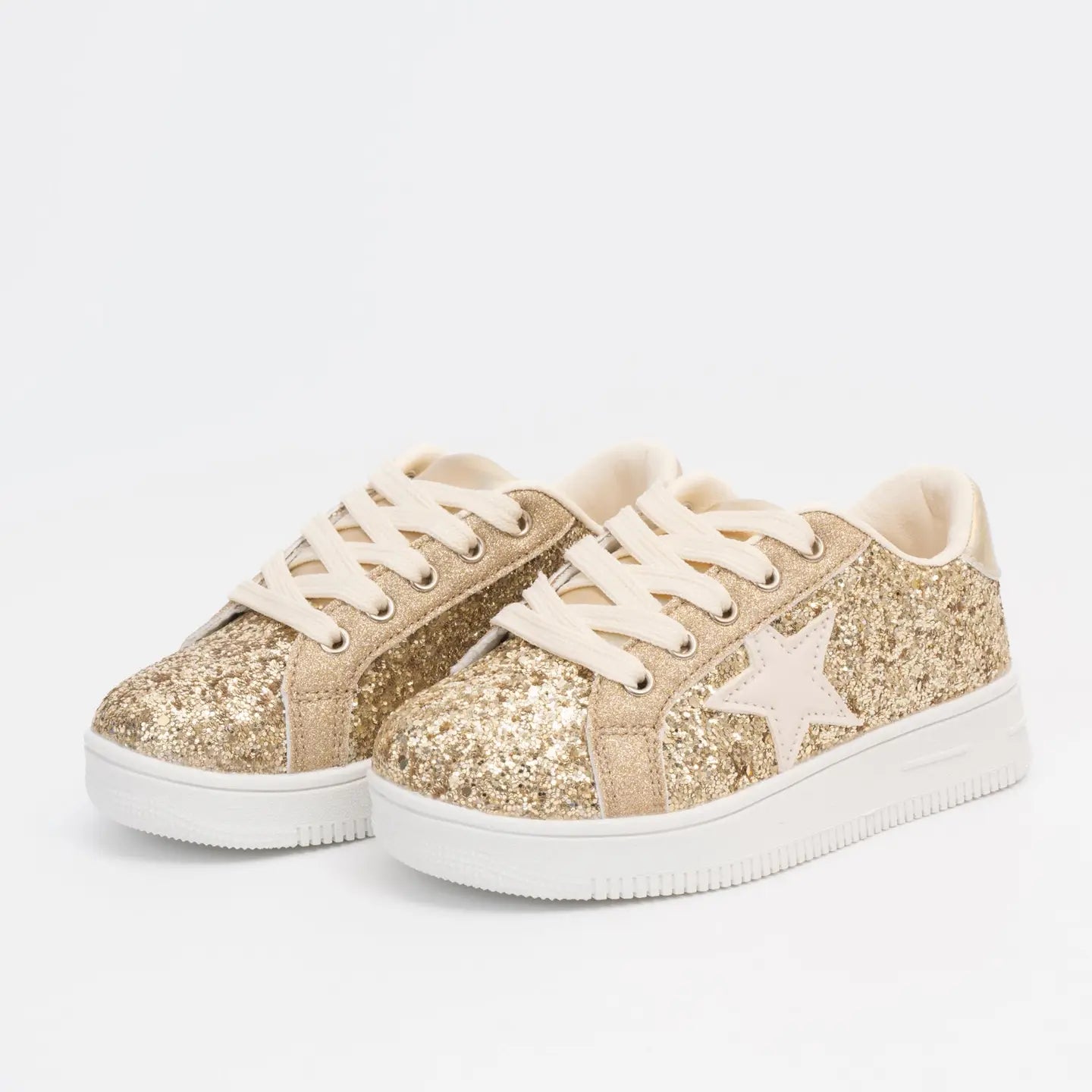 Gold Glitter Star Sneaker