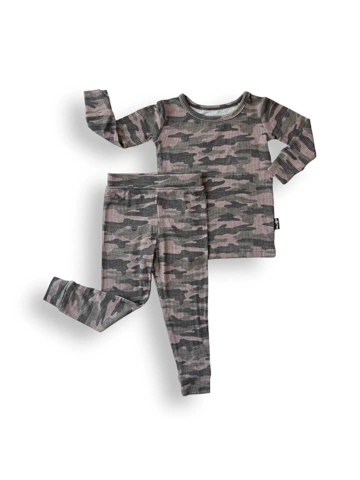 Chris Camo Ribbed Long Sleeve PJs