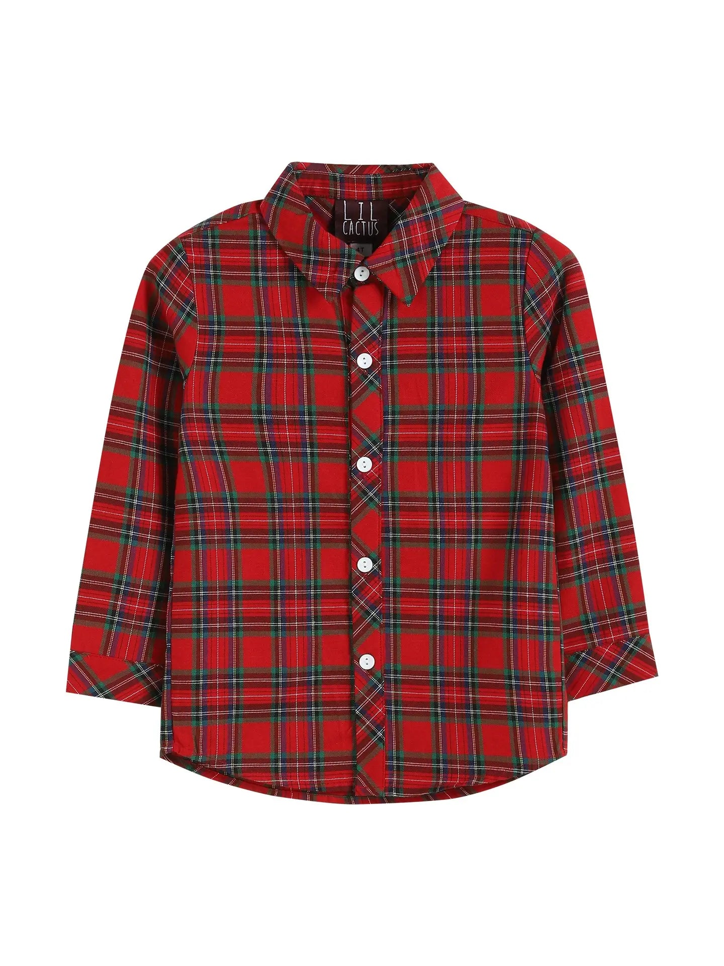 Red and Green Tartan Shirt