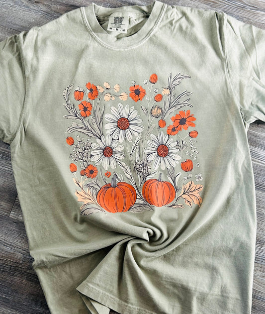Fall Flowers Tee (Mommy Size)