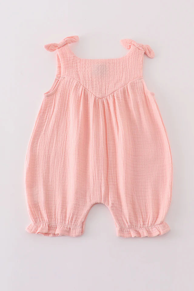 Pink Muslin Bow Bubble