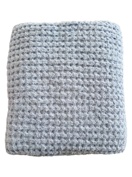 Phufy Waffle Blanket - Baby Blue