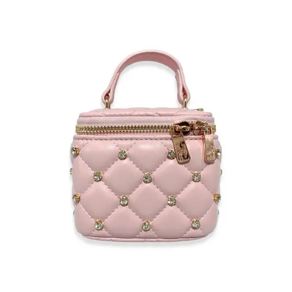 Vanity Quilted Purse - Light Pink
