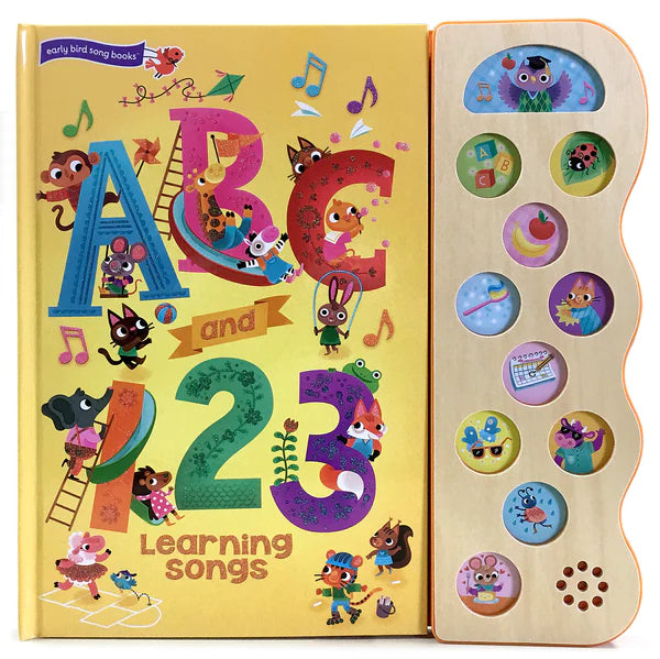 ABC and 123 Learning Songs Book
