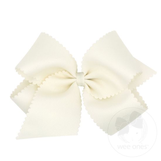 King Scallop Bow - Antique White