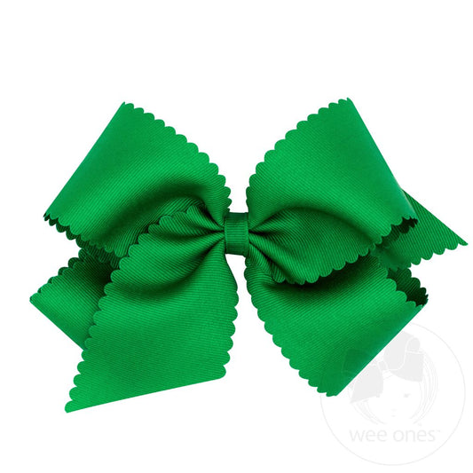 King Scallop Bow - Green