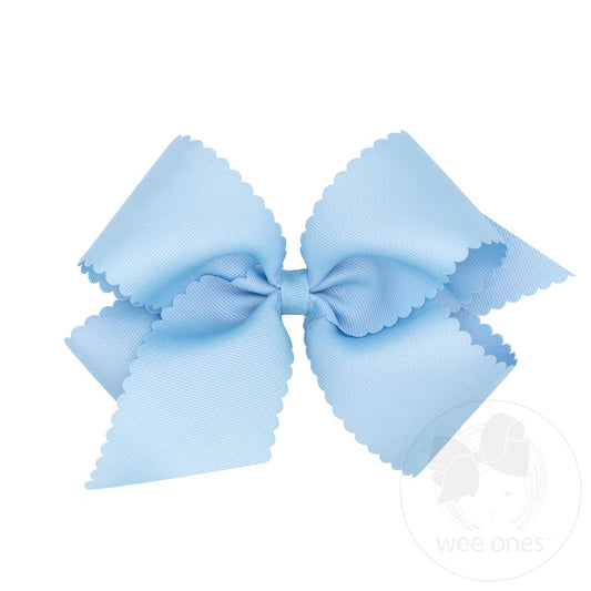 King Scallop Bow - Millennium Blue