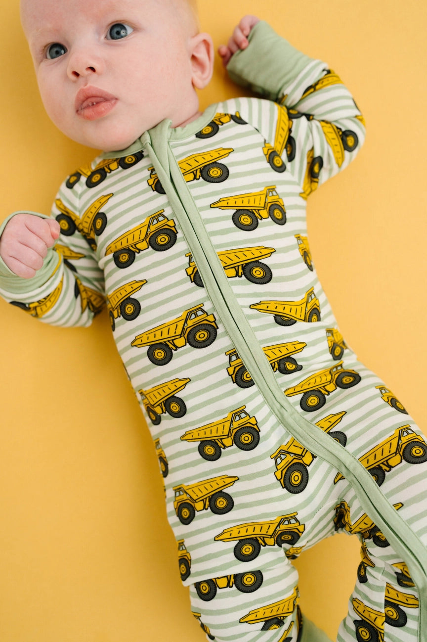 Dump Truck Bamboo Sleeper