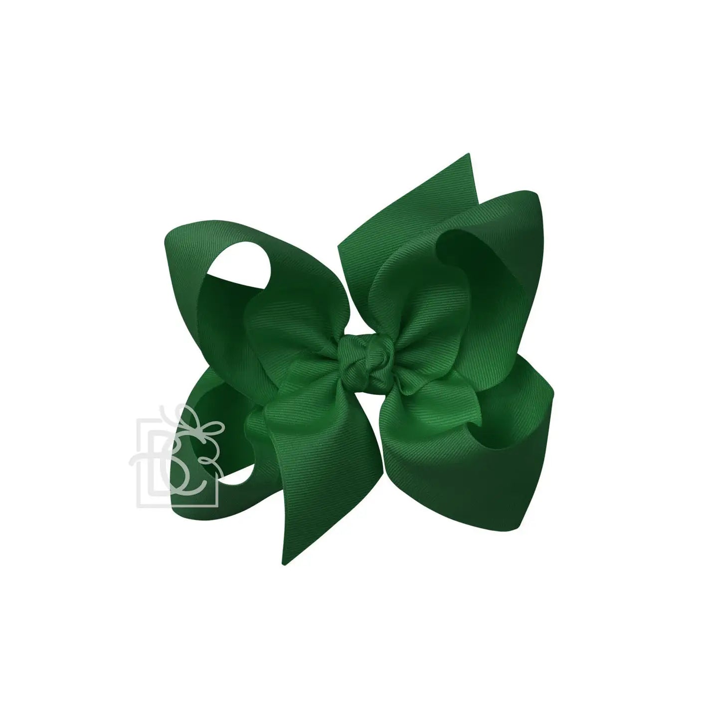 6.5" Forest Green Grosgrain Bow