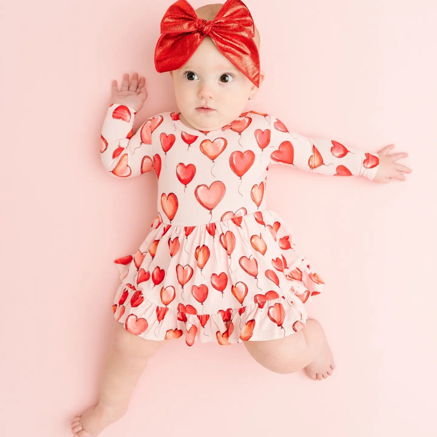 Heart Balloons Bodysuit Dress