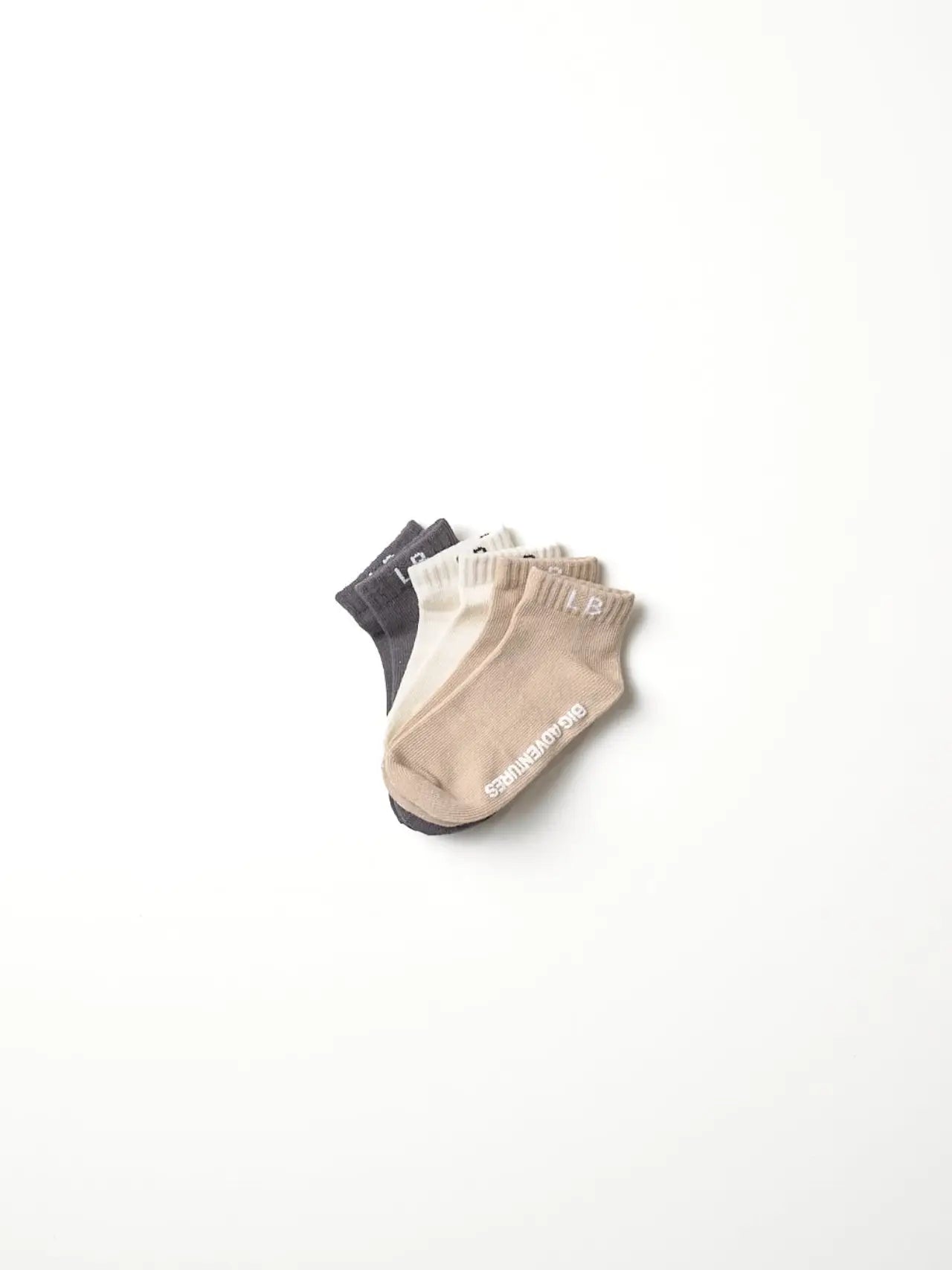 LB Ankle Sock 3 pack - Driftwood Mix
