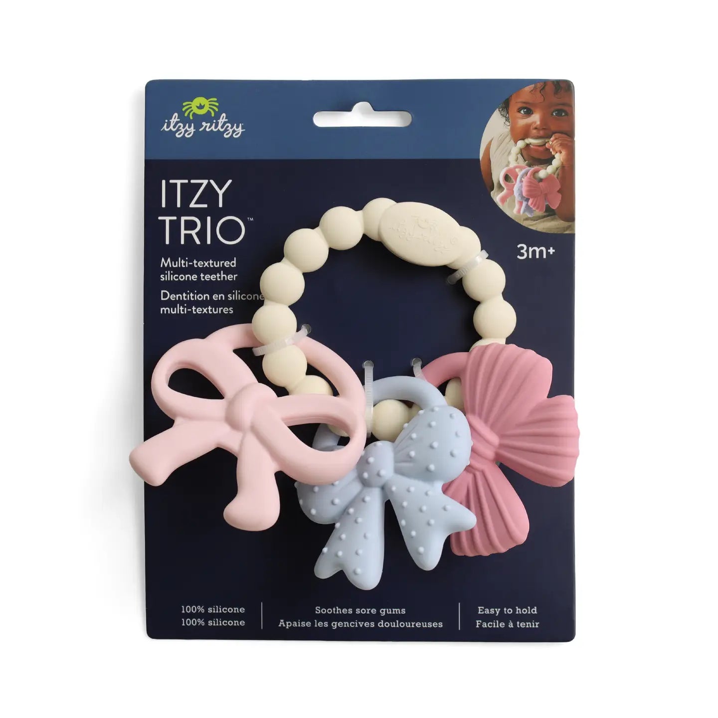 Itzy Trio Bows Teether