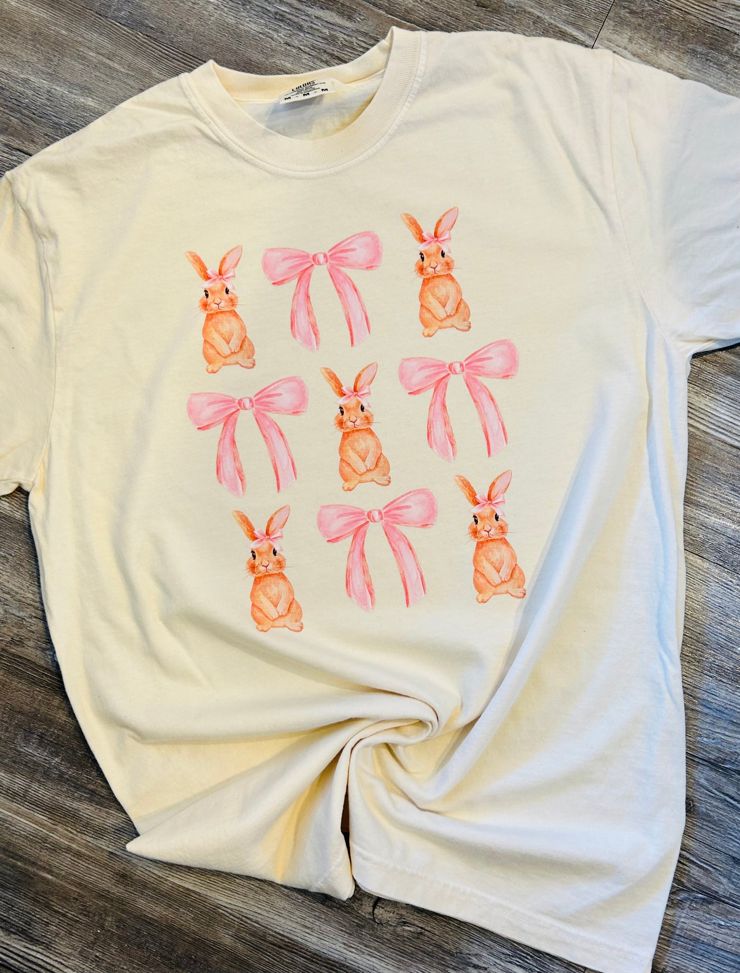 Mommy & Me Bunny Bow Tee (Mommy Size)