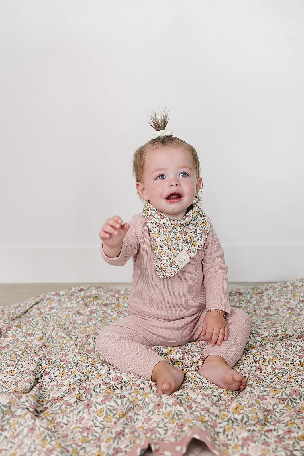 Sunny Petals Muslin Bib