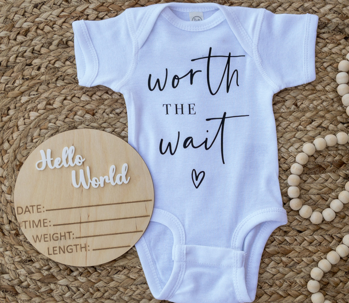 Worth The Wait Onesie-Newborn