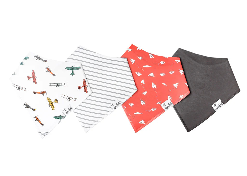Copper Pearl Bandana Bib Set (4-pack) - Ace