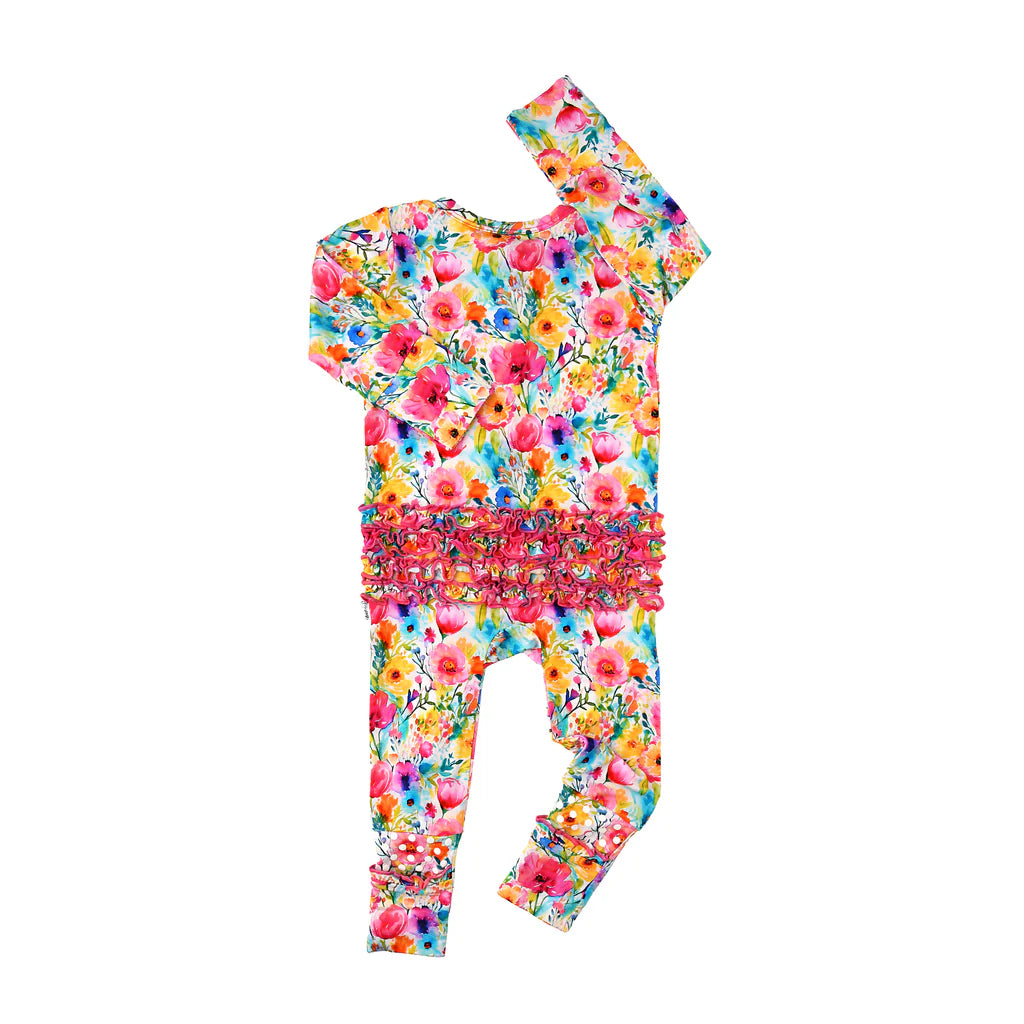 Ariana Ruffle Zip