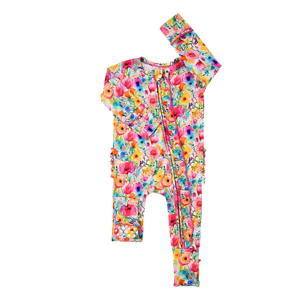 Ariana Ruffle Zip