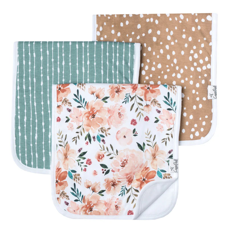 Copper Pearl Burp Cloth Set (3-pack)