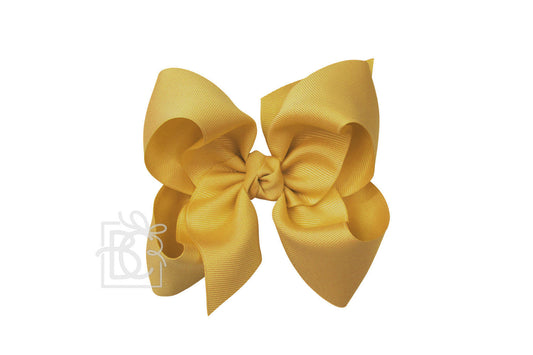 5.5" Dijon Grosgrain Bow