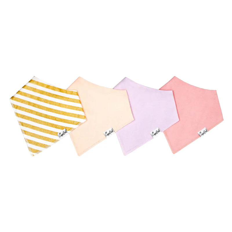 Copper Pearl Bandana Bib Set (4-pack)