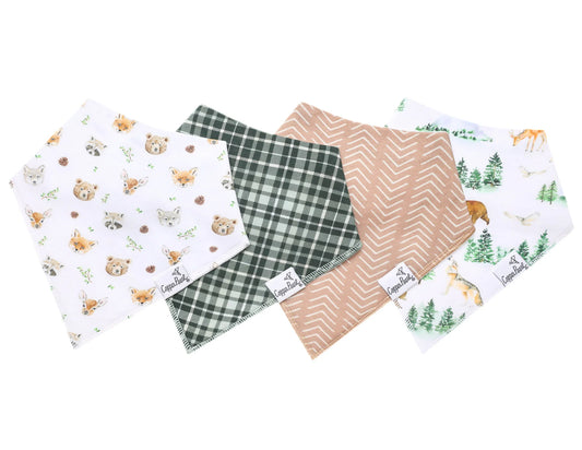 Copper Pearl Bandana Bib Set (4-pack) - Wilder