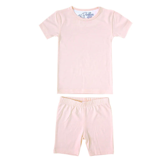 Short Sleeve PJ Set - Blush