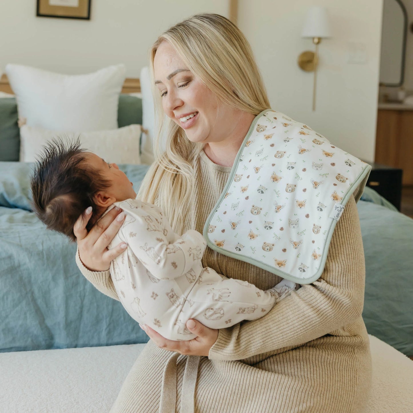 Copper Pearl Burp Cloth Set (3-pack) - Wilder