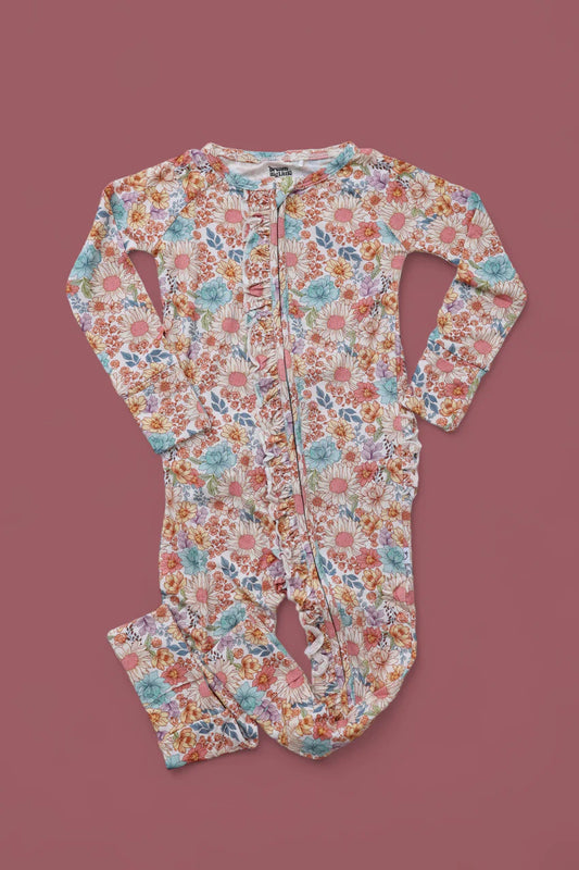 Flower Fields Ruffle Dream Romper