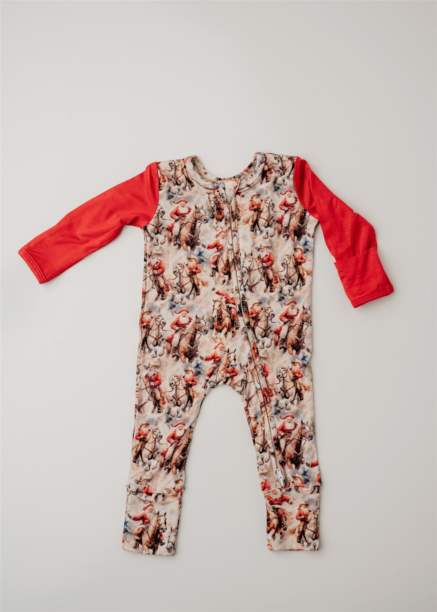 Cowboy Claus Footie Romper