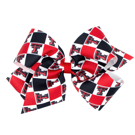 King Texas Tech Checkerboard Bow