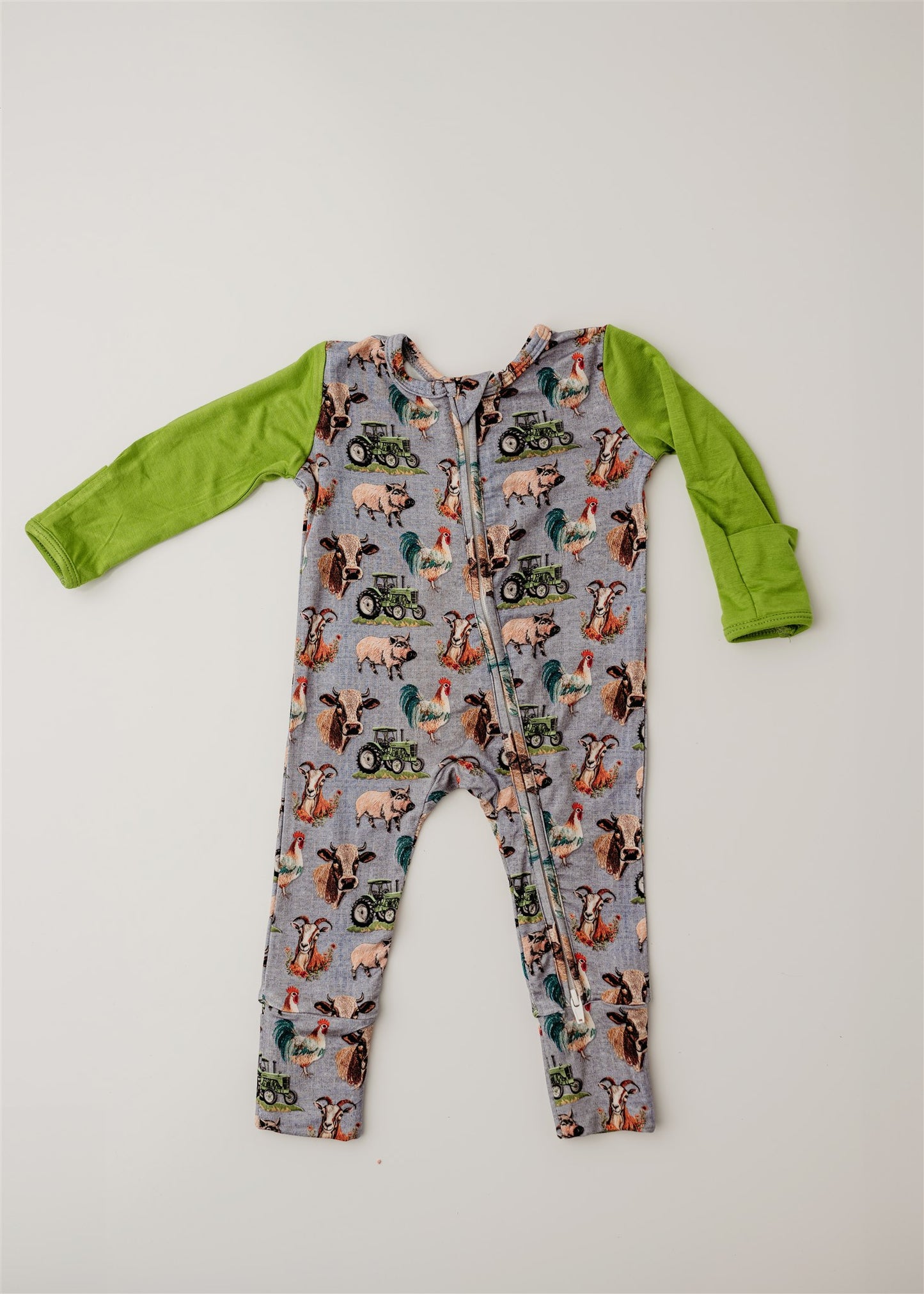 Down on the Farm Footie Romper
