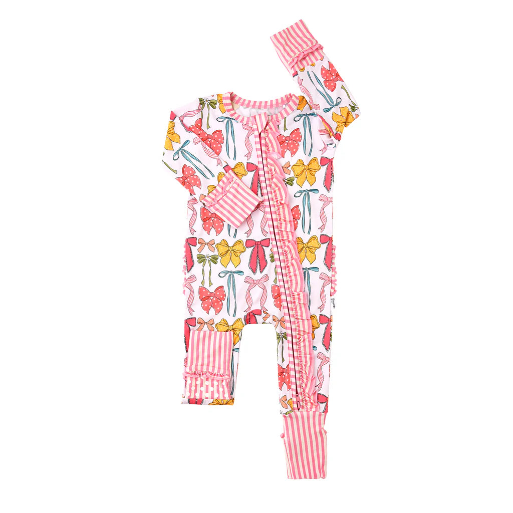 Eliza Ruffle Zip