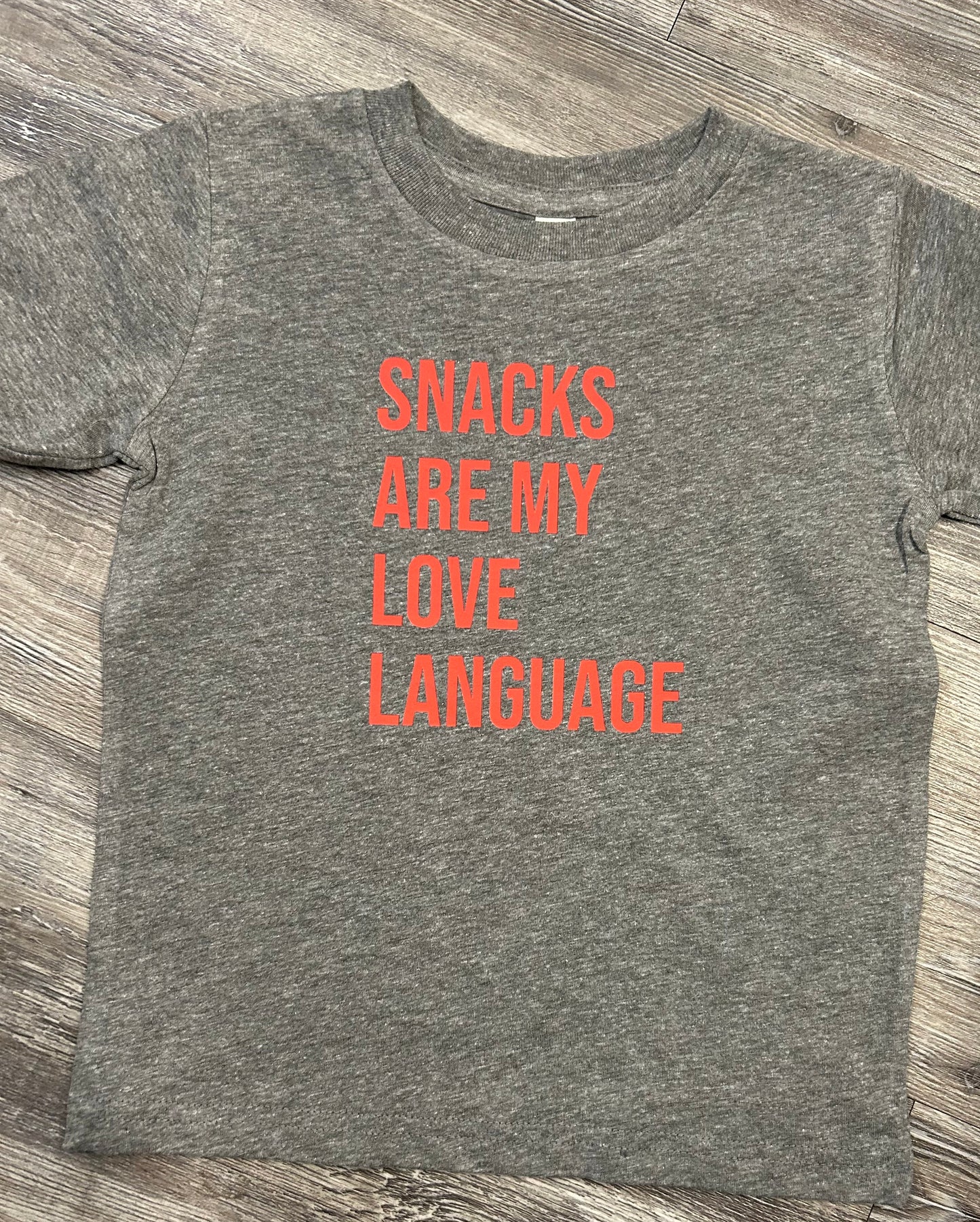 Snacks are My Love Language Tee